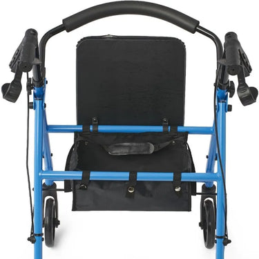 Folding Steel Walker with Seat